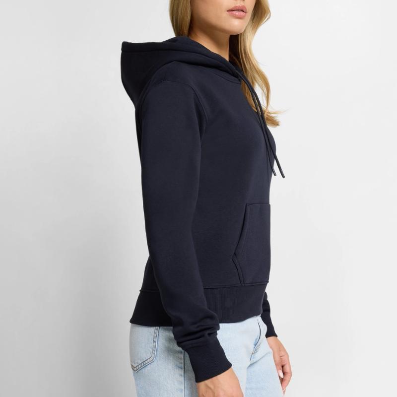 git commit git push git coffee git geek développeu Sweat à capuche Premium bio Femme