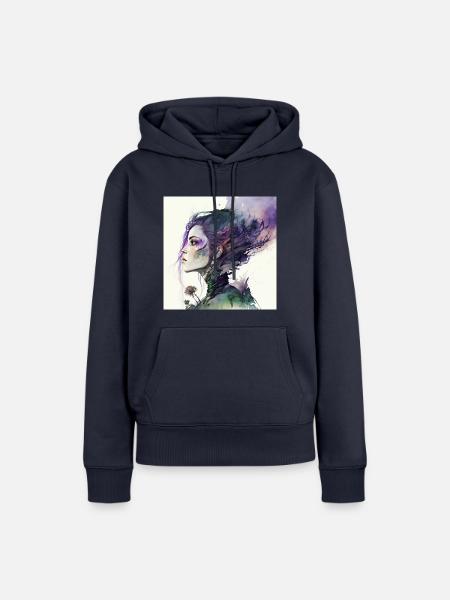 No limits just results - Frauen Premium Bio Hoodie - Navy