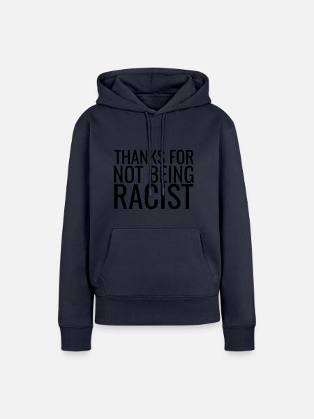 anti 03 - Frauen Premium Bio Hoodie - Navy