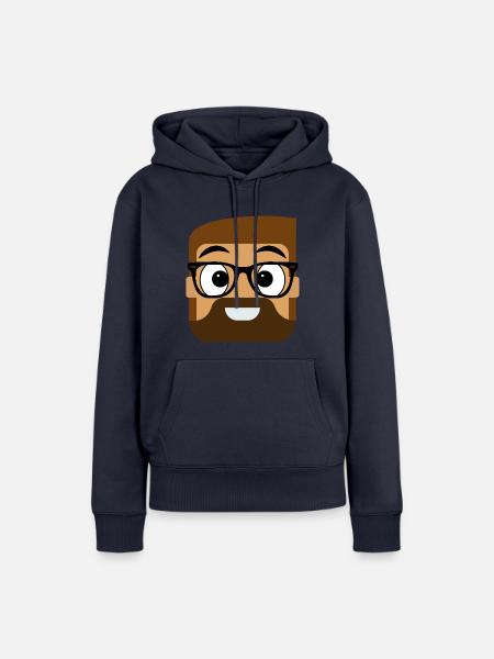 Netzchaot Logo Merchendize - Frauen Premium Bio Hoodie - Navy