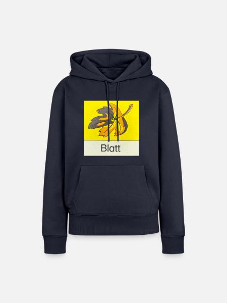 Blatt - Frauen Premium Bio Hoodie - Navy