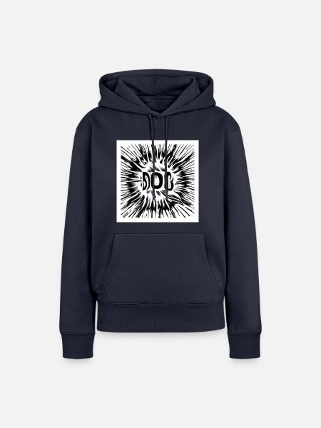 Sun-Shirt - Frauen Premium Bio Hoodie - Navy