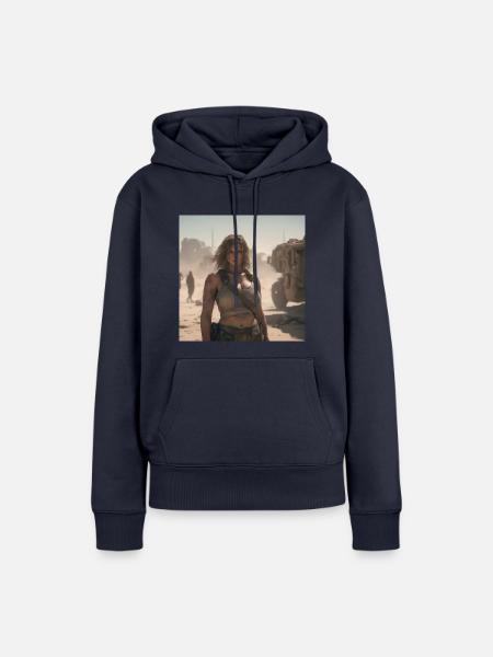 Fallout4 - Frauen Premium Bio Hoodie - Navy