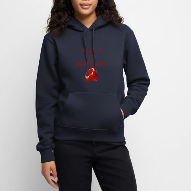 Ruby web developer Women’s Premium Organic Hoodie