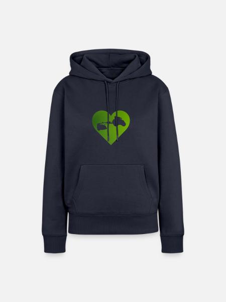 Landwirtschaft Ernte Ranch - Frauen Premium Bio Hoodie - Navy