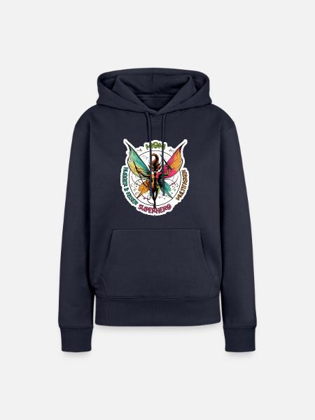 Mama und Mütter - Frauen Premium Bio Hoodie - Navy