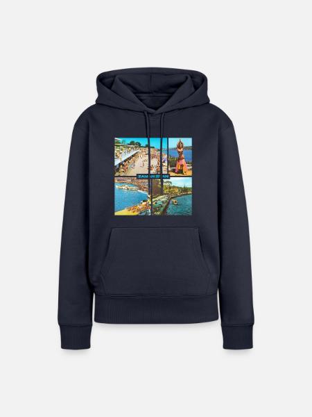Yukadans Horizontales Poster - Frauen Premium Bio Hoodie - Navy