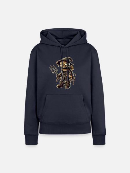 Vogelscheuche - Frauen Premium Bio Hoodie - Navy