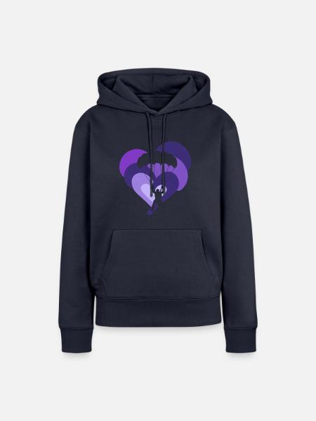 Fallschirmspringen Extremsport Luft - Frauen Premium Bio Hoodie - Navy