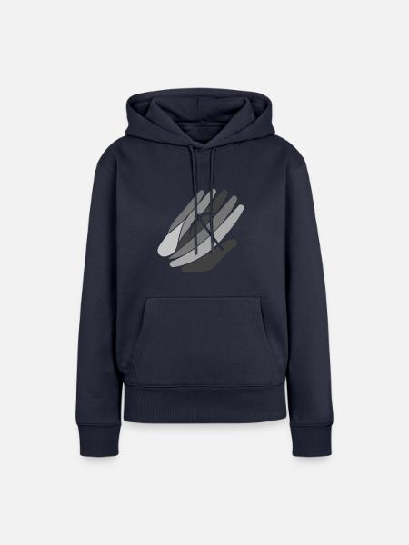 Bergbau Spitzhacke - Frauen Premium Bio Hoodie - Navy
