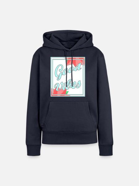 Gute Stimmung - Frauen Premium Bio Hoodie - Navy