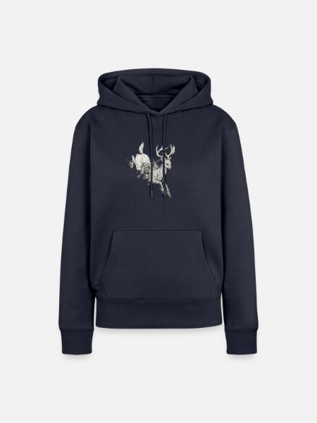 Bambie - Frauen Premium Bio Hoodie - Navy