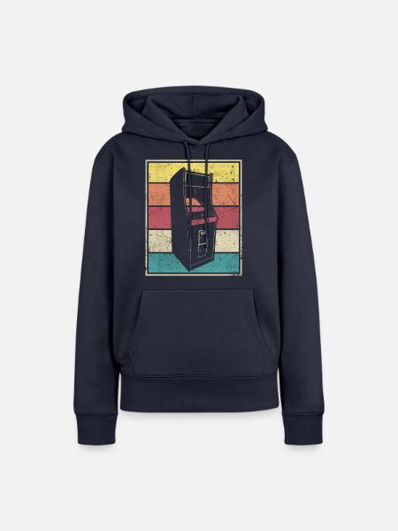 Arcade-Maschine - Frauen Premium Bio Hoodie - Navy