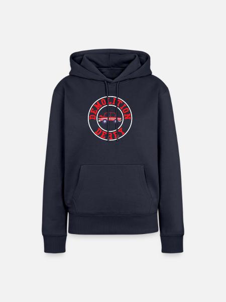 Demolition Derby Fahrer Demolition Derby - Frauen Premium Bio Hoodie - Navy