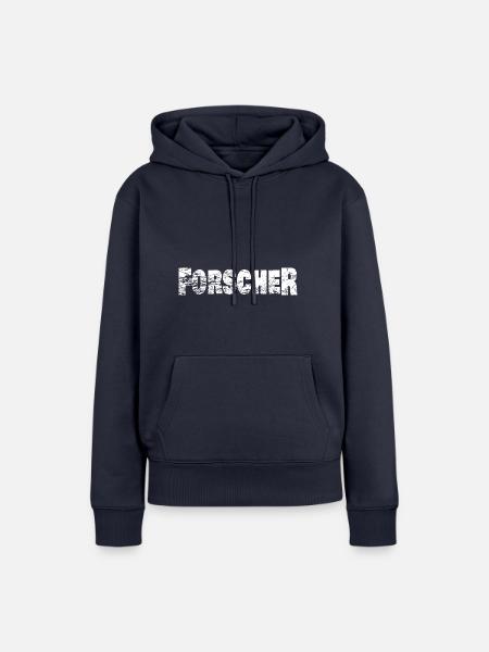 Berufung als Forscher - Frauen Premium Bio Hoodie - Navy