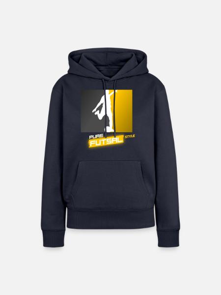 Futsal - Pure Futsal Style - Frauen Premium Bio Hoodie - Navy