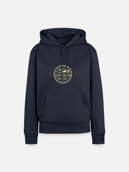 Oldtimer Auto - Frauen Premium Bio Hoodie - Navy