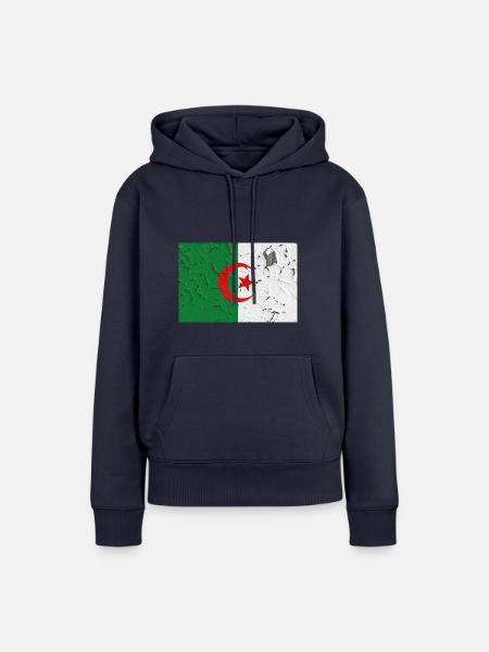 Algerien - Frauen Premium Bio Hoodie - Navy