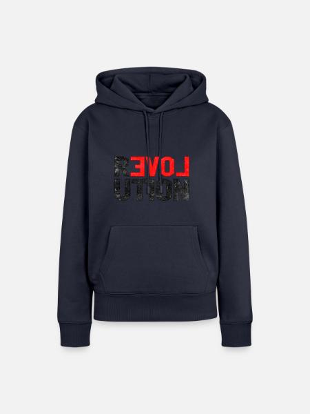 Revolution - Frauen Premium Bio Hoodie - Navy