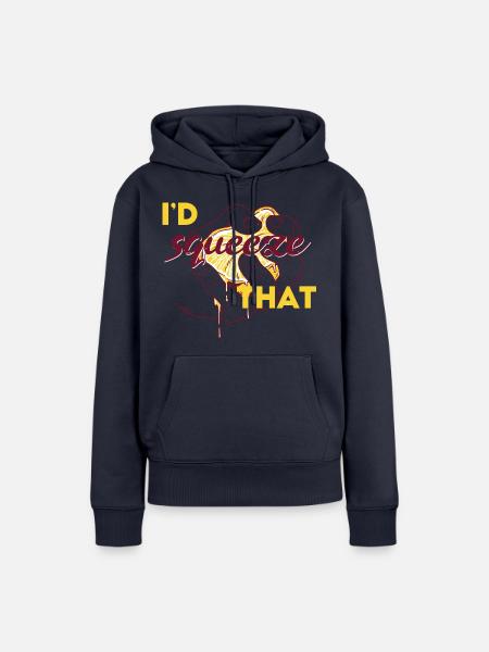 Limonadenstand - I'd squeeze that - Frauen Premium Bio Hoodie - Navy