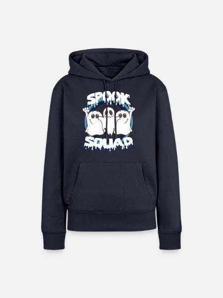 Spook Squad - Frauen Premium Bio Hoodie - Navy