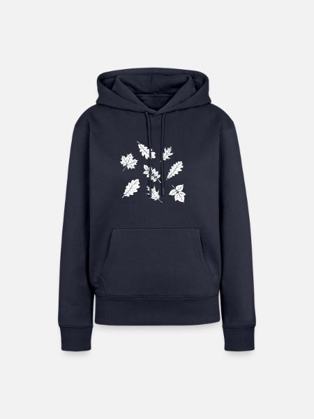 Herbst - Frauen Premium Bio Hoodie - Navy