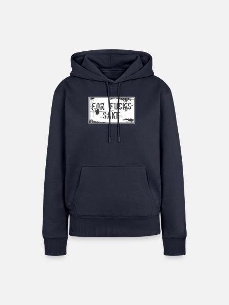 For Fuck’s Sake - Frauen Premium Bio Hoodie - Navy