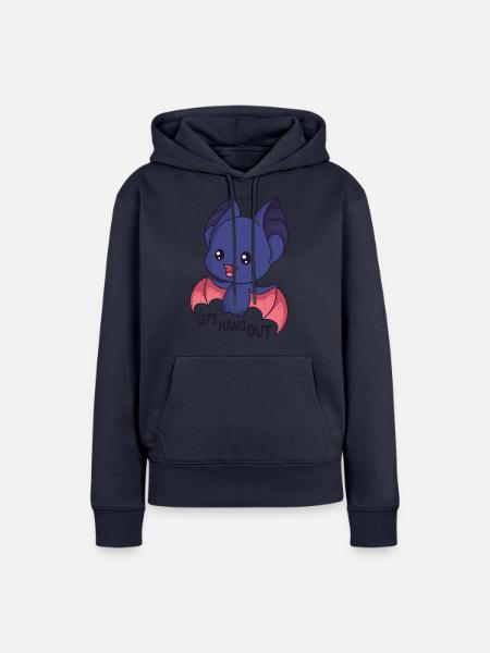 Hang Out - Frauen Premium Bio Hoodie - Navy