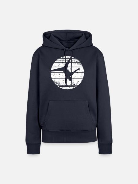 B-Boy - Frauen Premium Bio Hoodie - Navy