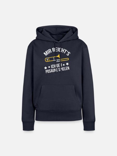 Posaune Blasmusik Blasorchester - Frauen Premium Bio Hoodie - Navy