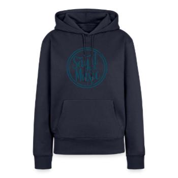 Musik Musiker - Frauen Premium Bio Hoodie - Navy - Vorne - Julia (174cm)