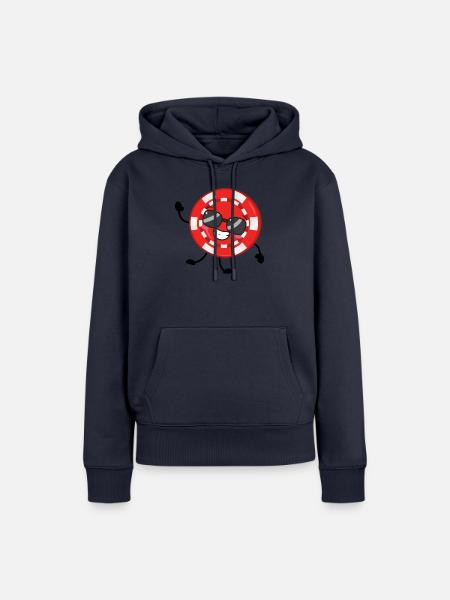 Poker - Frauen Premium Bio Hoodie - Navy