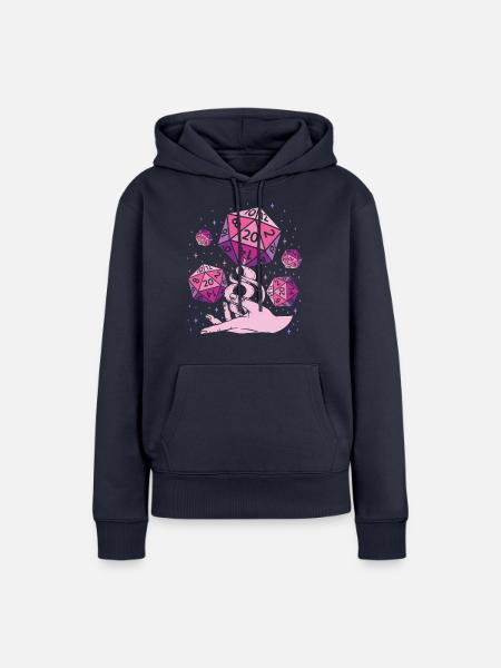 Fantasy Dice - Frauen Premium Bio Hoodie - Navy