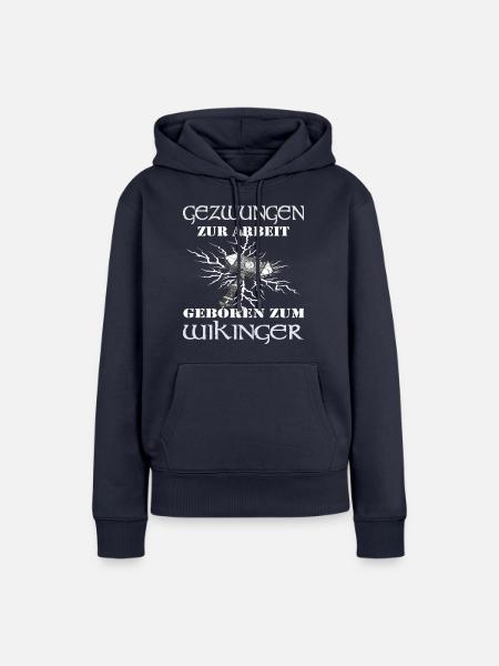 Wikinger Walhalla Geschenk Kostüm - Frauen Premium Bio Hoodie - Navy