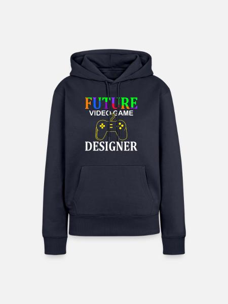 Future Video Game Designer - Frauen Premium Bio Hoodie - Navy
