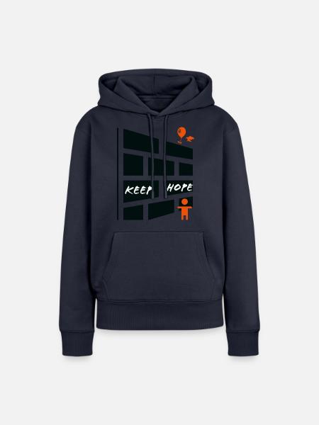 Hoffnung bewahren - Frauen Premium Bio Hoodie - Navy