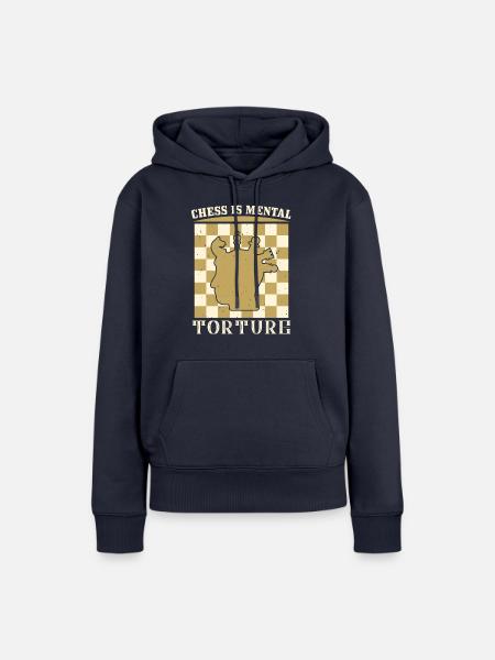 Schach ist mentale Zerrung - Frauen Premium Bio Hoodie - Navy