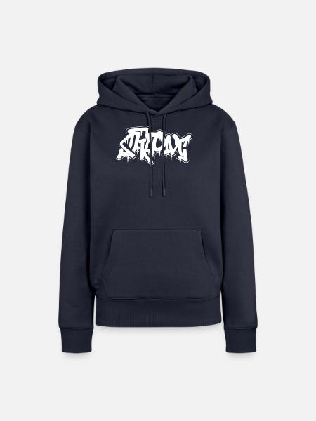 Strong - Frauen Premium Bio Hoodie - Navy