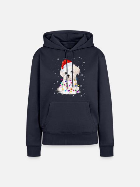 Welpe - Frauen Premium Bio Hoodie - Navy