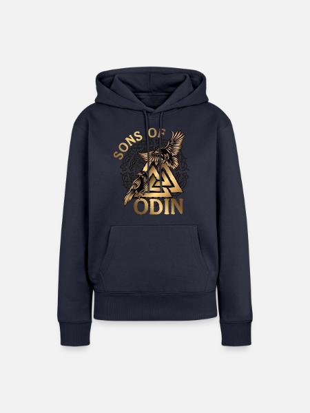 Sons of Odin - Frauen Premium Bio Hoodie - Navy