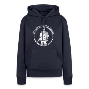 Ritter Weder Verlassen noch Ruhestand - Frauen Premium Bio Hoodie - Navy - Vorne - Julia (174cm)