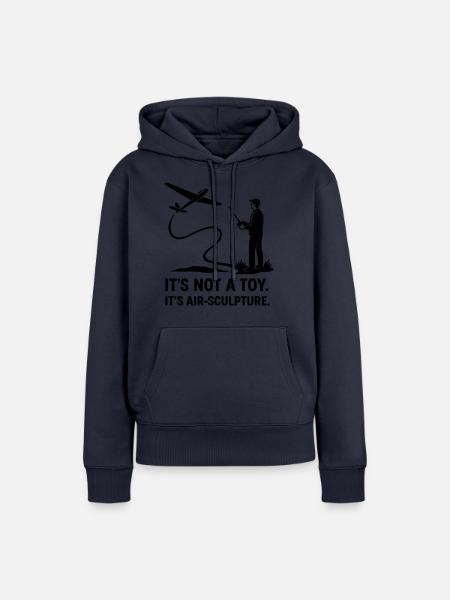 0005 air sculpture - Frauen Premium Bio Hoodie - Navy