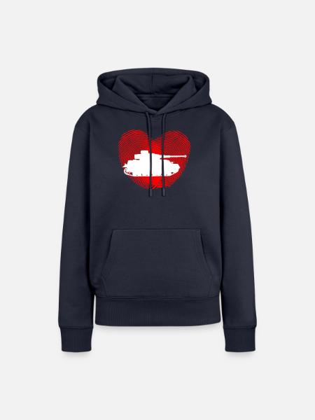 TANK - Frauen Premium Bio Hoodie - Navy