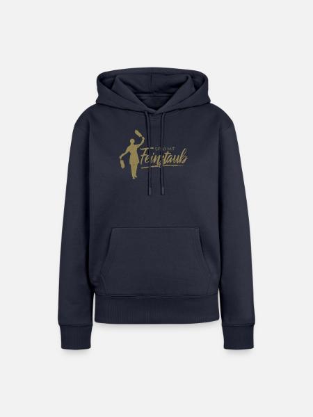 Spaß mit Feinstaub - Frauen Premium Bio Hoodie - Navy