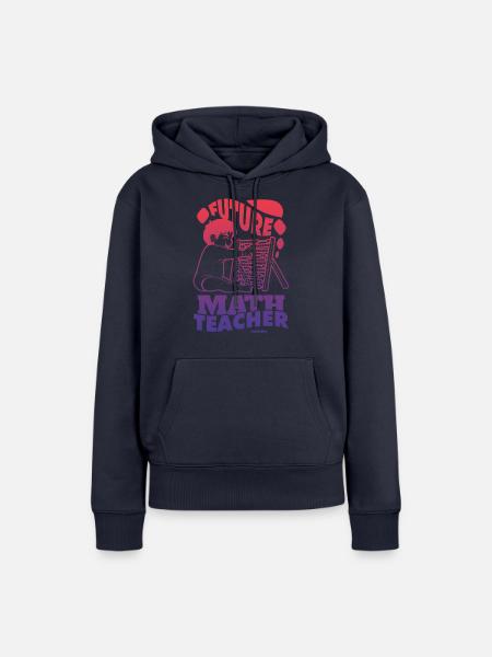Mathematik - Frauen Premium Bio Hoodie - Navy