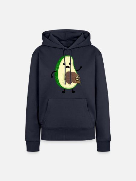 Aguacatalien - Frauen Premium Bio Hoodie - Navy