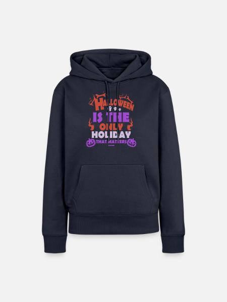 Halloween Party Design - Frauen Premium Bio Hoodie - Navy