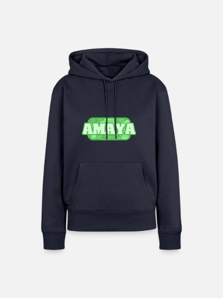 Bio Amaya - Frauen Premium Bio Hoodie - Navy