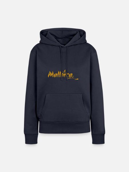 Geschenkidee Mallorca - Frauen Premium Bio Hoodie - Navy