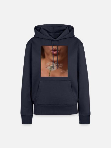 Wünsch dir was - Frauen Premium Bio Hoodie - Navy